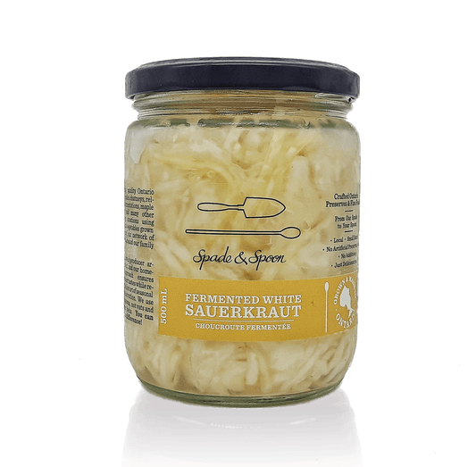 Fermented White Sauerkraut - Spade & Spoon - Ontario Farm Goods