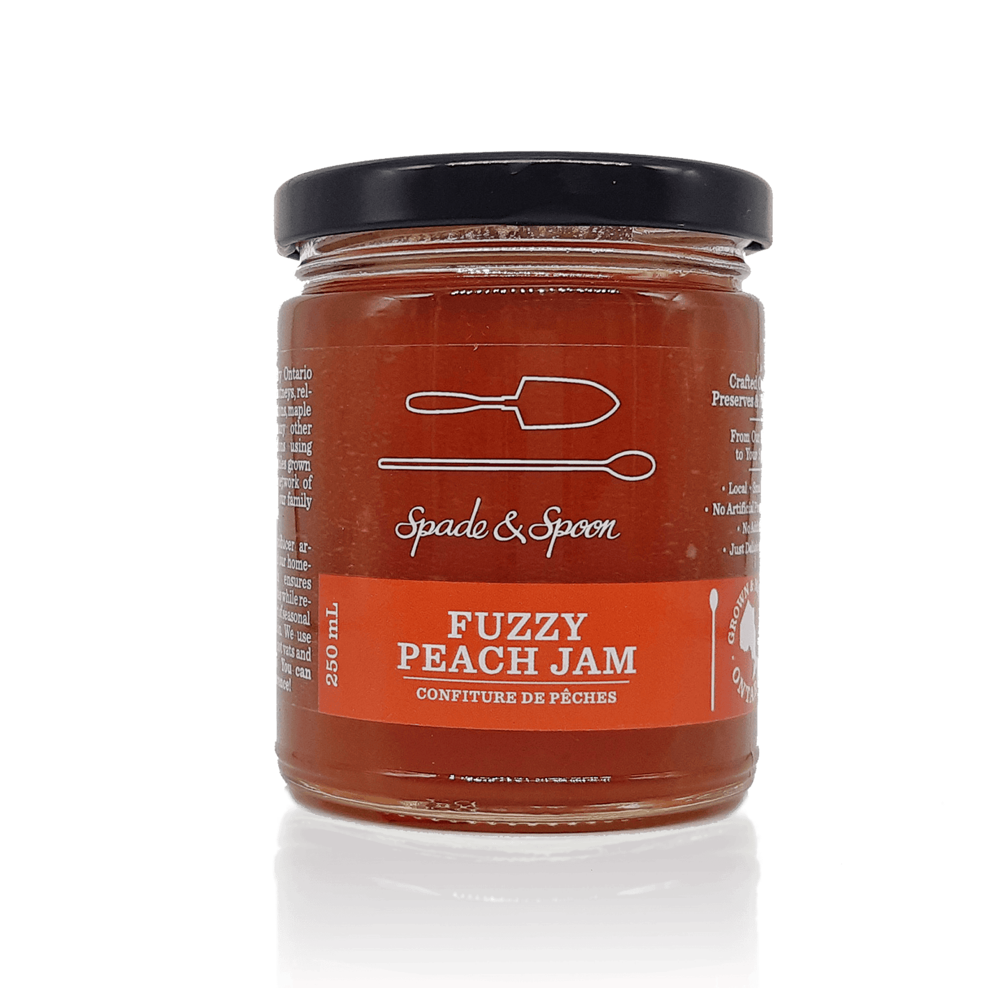 Fuzzy Peach Jam - Spade & Spoon - Ontario Farm Goods