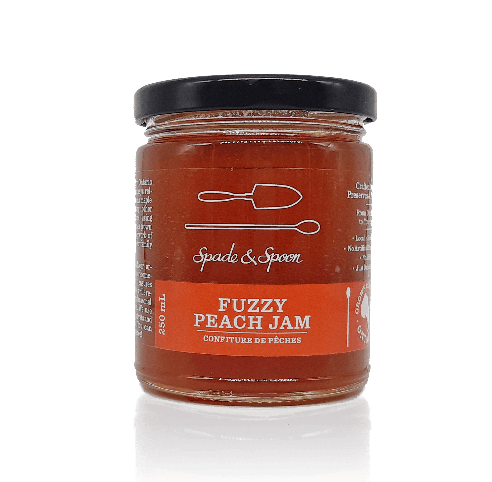 Fuzzy Peach Jam - Spade & Spoon - Ontario Farm Goods