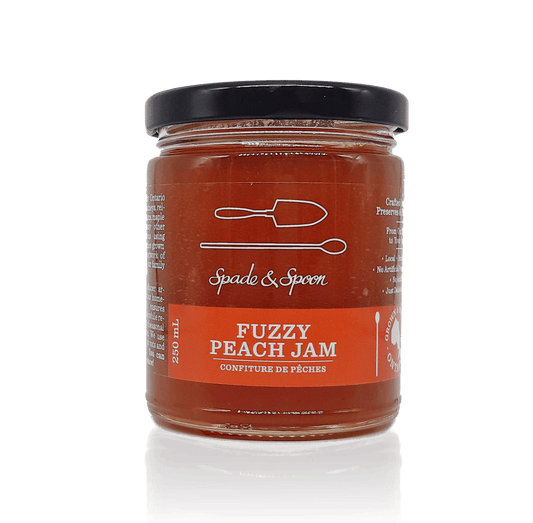 Fuzzy Peach Jam - Spade & Spoon - Ontario Farm Goods