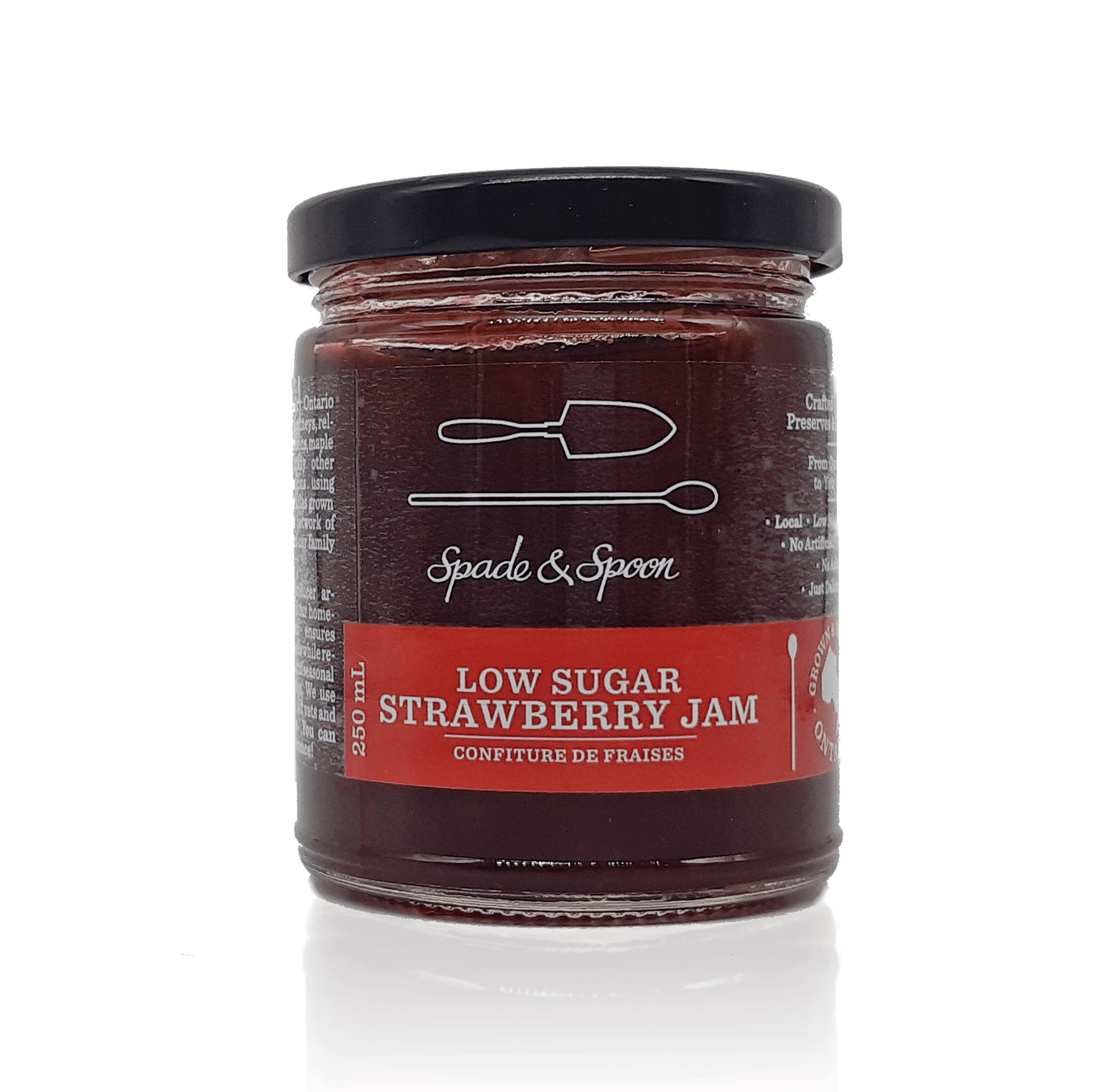 Low Sugar Strawberry Jam - Spade & Spoon - Ontario Farm Goods