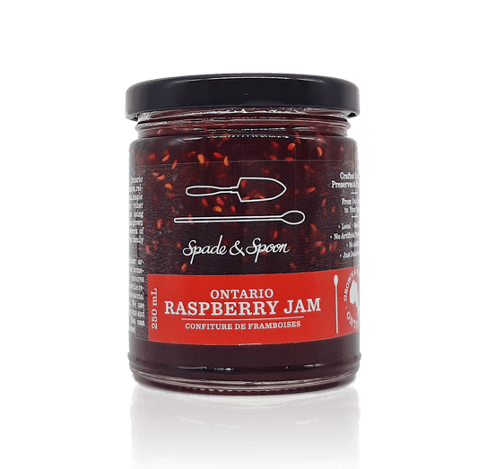 Ontario Raspberry Jam - Spade & Spoon - Ontario Farm Goods