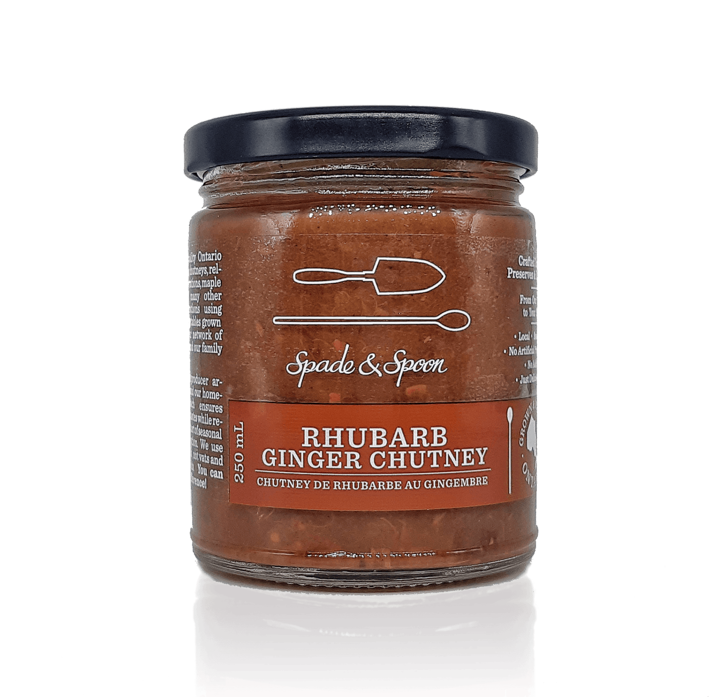 Rhubarb Ginger Chutney - Spade & Spoon - Ontario Farm Goods