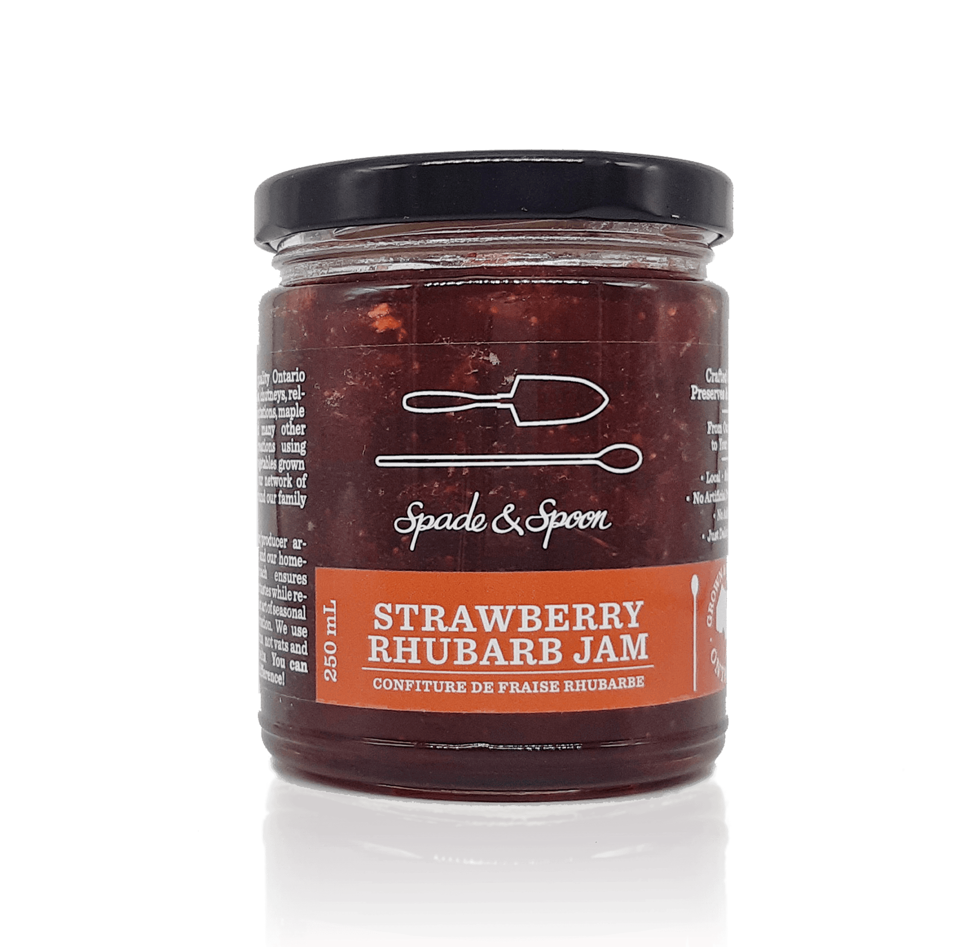 Strawberry Rhubarb Jam - Spade & Spoon - Ontario Farm Goods