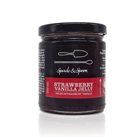 Strawberry Vanilla Jelly - Spade & Spoon - Ontario Farm Goods