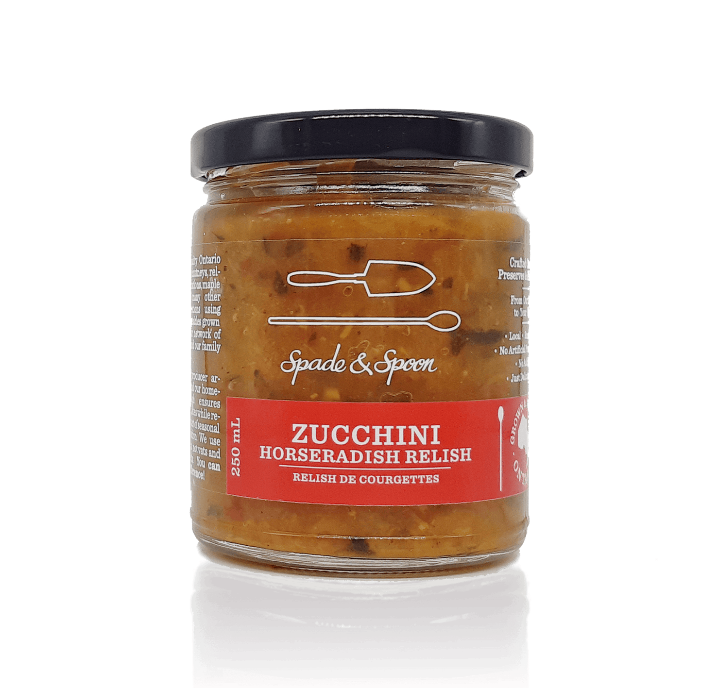 Zucchini & Horseradish Relish - Spade & Spoon - Ontario Farm Goods