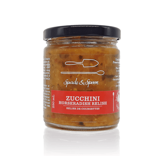 Zucchini & Horseradish Relish - Spade & Spoon - Ontario Farm Goods